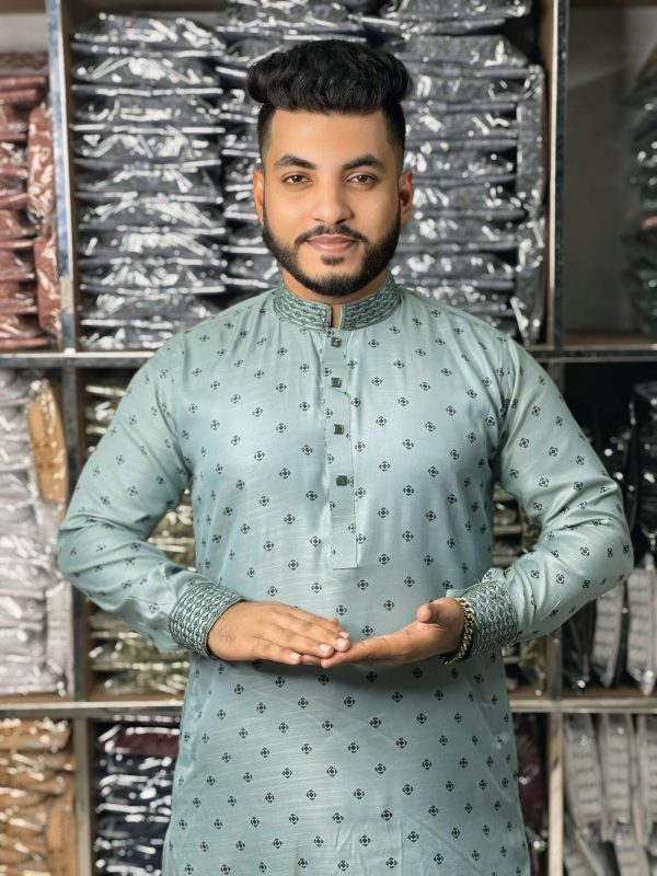 ( Code: 3043 )- ডিজিটাল প্রিন্ট পিওর কটন কাপড় - Image 1