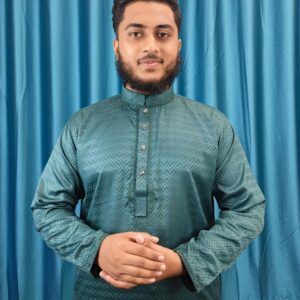 প্রিমিয়াম গ্লসি কটন এমব্রয়ডারি পাঞ্জাবি ( Code: NG-20 )